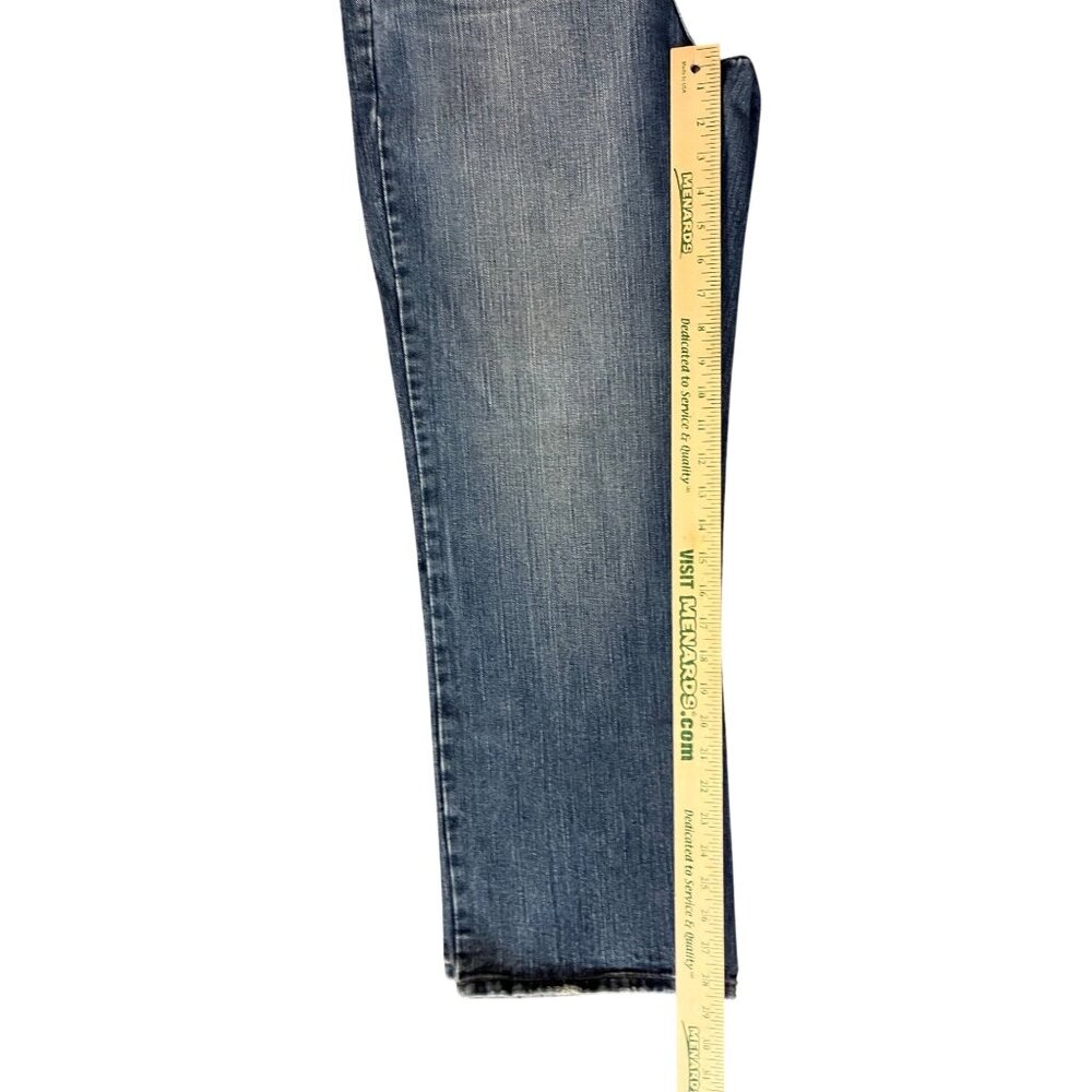Vintage Faded Glory Loose Straight Men’s Jeans 30x30 Dark Stone Denim 100% Cotto - Picture 10 of 15